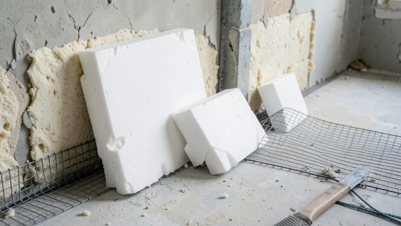 Styropian siatka klej cena robocizny