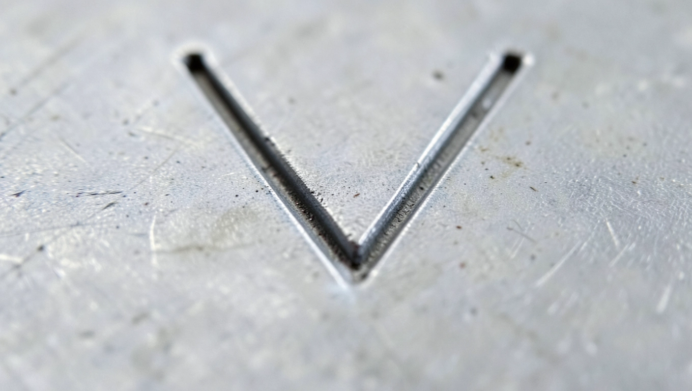 Symbol spoiny V