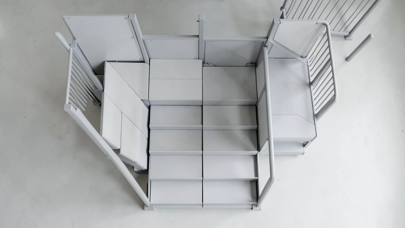 System schodowy z paneli