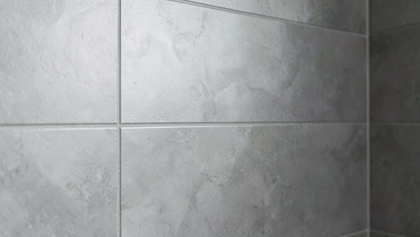 Szare płytki do łazienki na ścianę