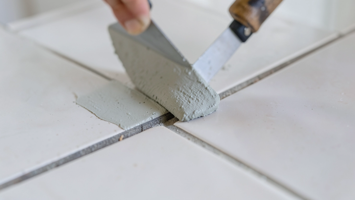 Szpachlowanie klejem do płytek