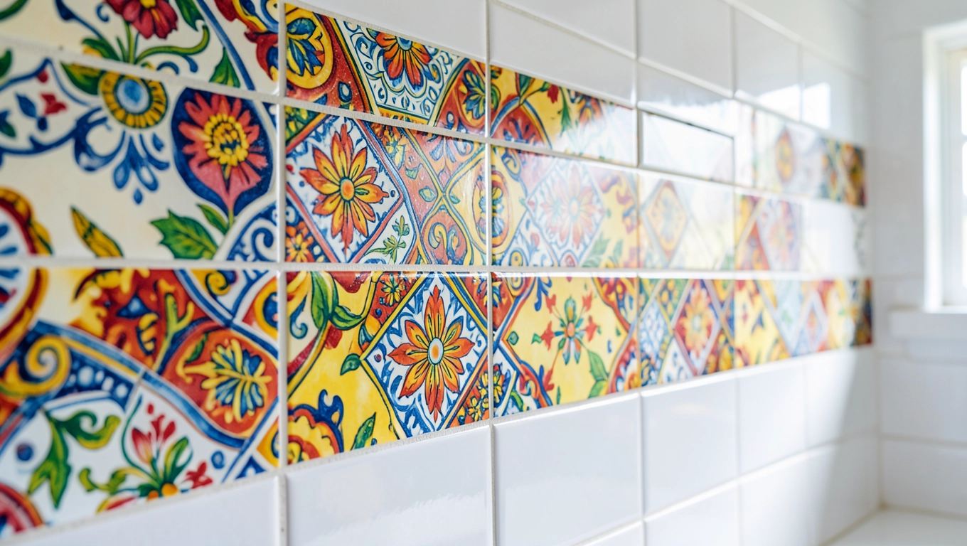 Tapety samoprzylepne do kuchni na płytki