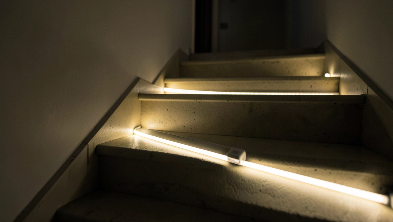 Taśma LED z czujnikiem ruchu na schody