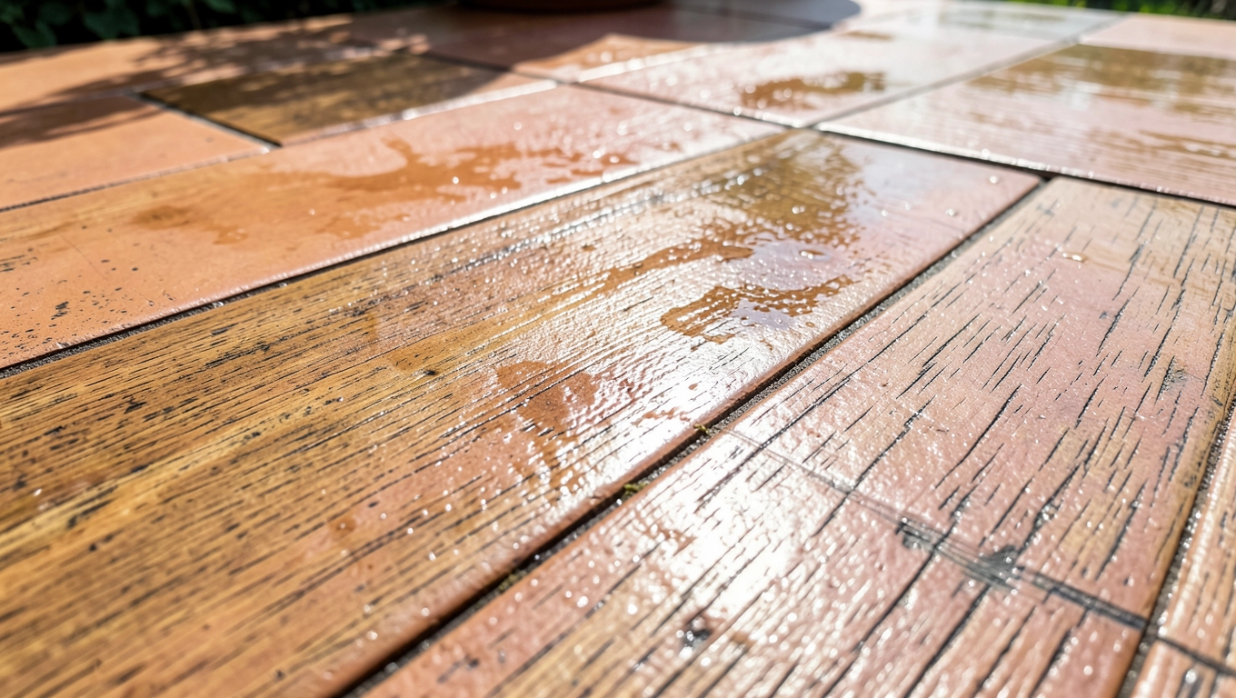 Terakota drewnopodobna na taras