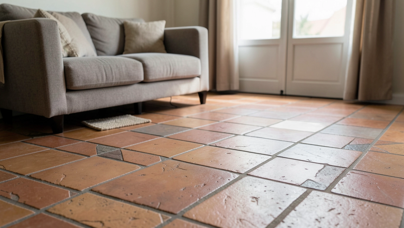 Terakota na podłogę do salonu