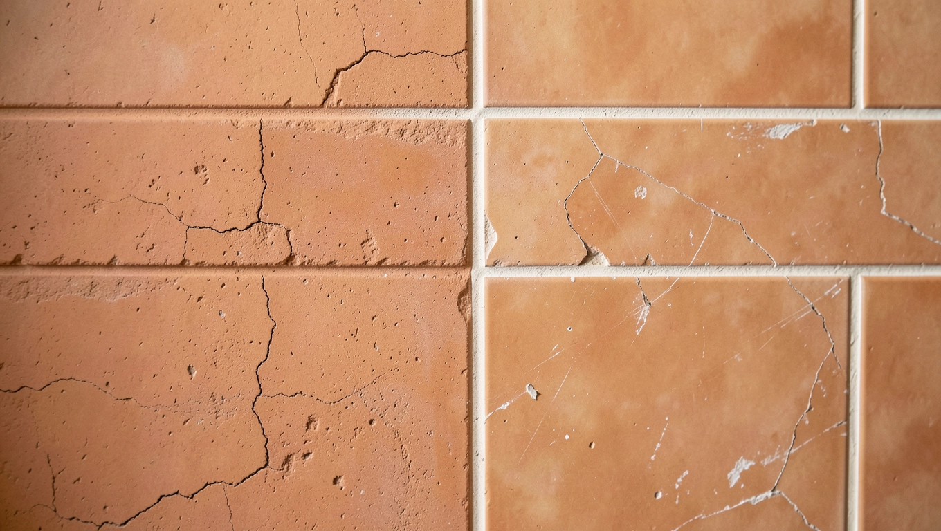 Terakota na ścianę vs glazura