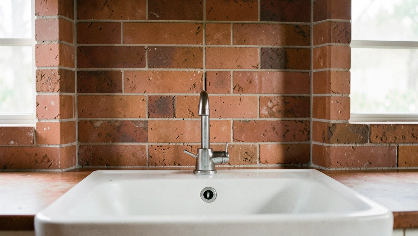 Terakota ścienna w kuchni