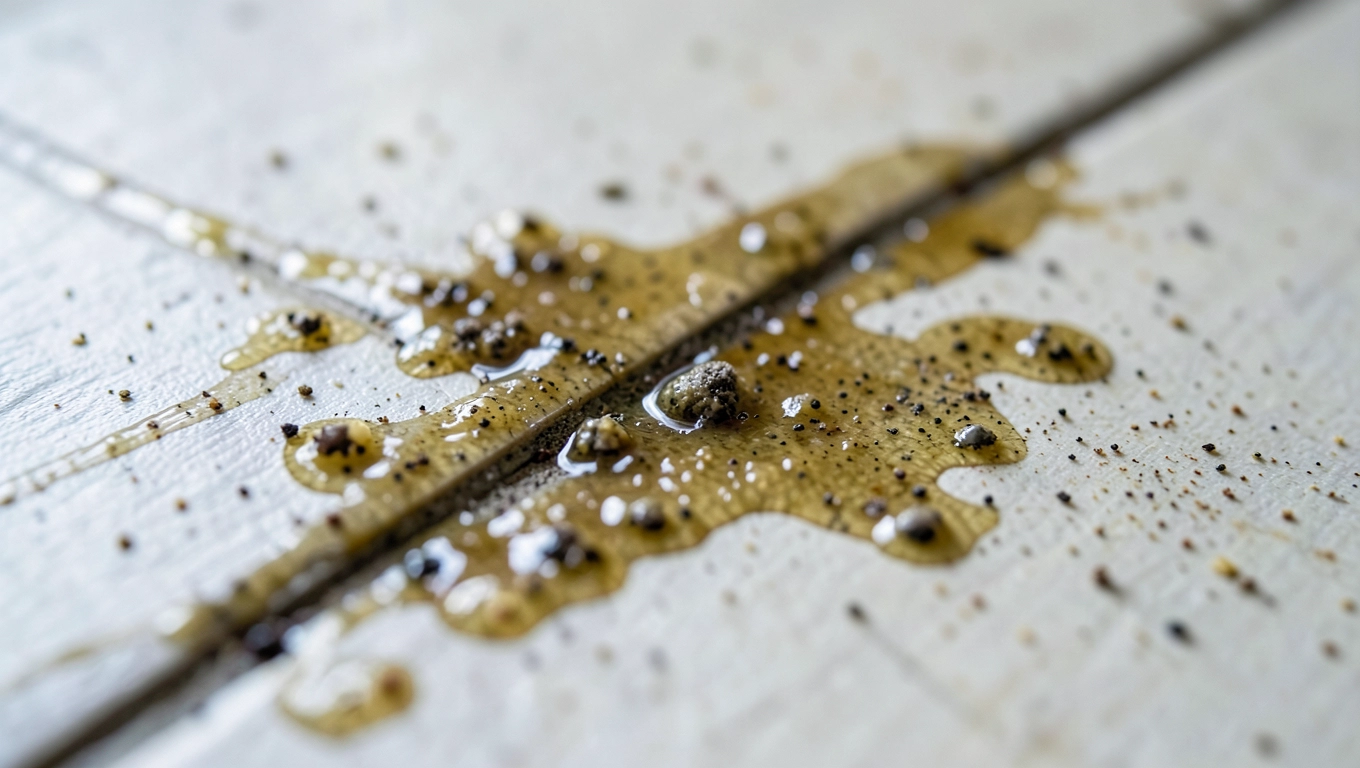 Tłuste plamy na laminacie