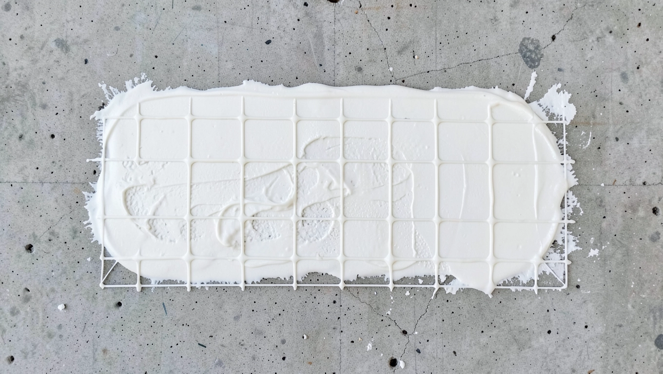 Tynkowanie klejem do siatki