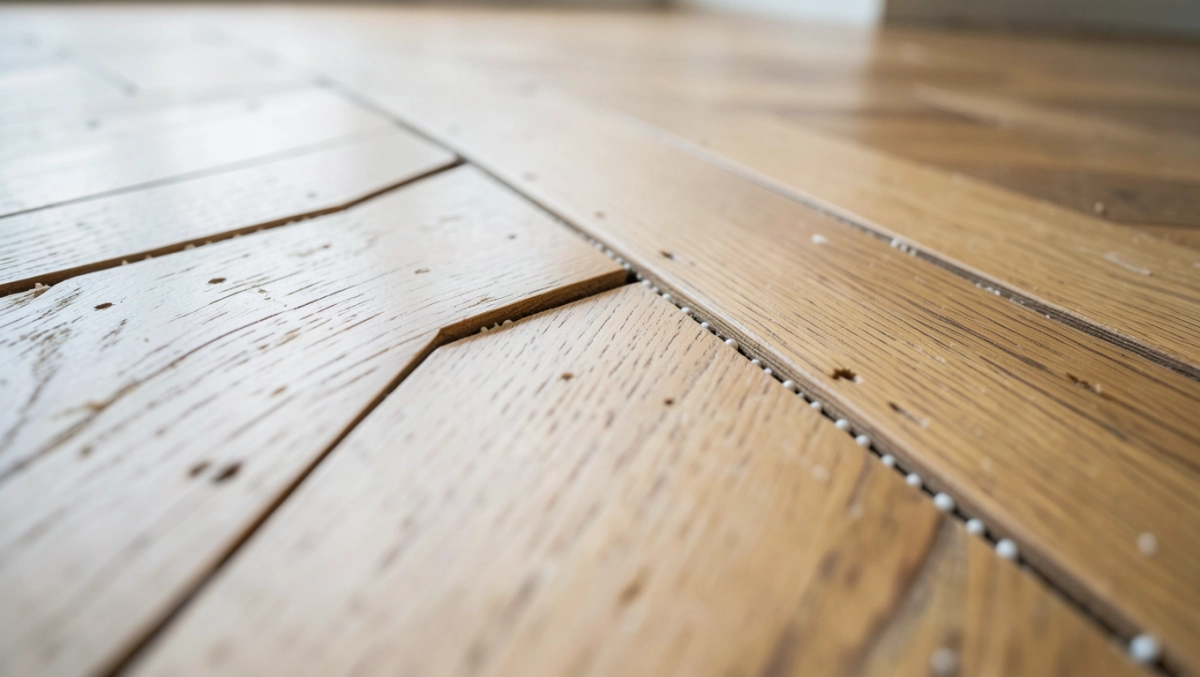 układanie deski podłogowej w jodełkę