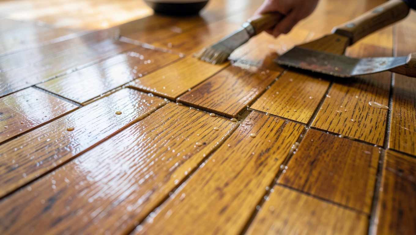 Układanie parkietu na klej cena