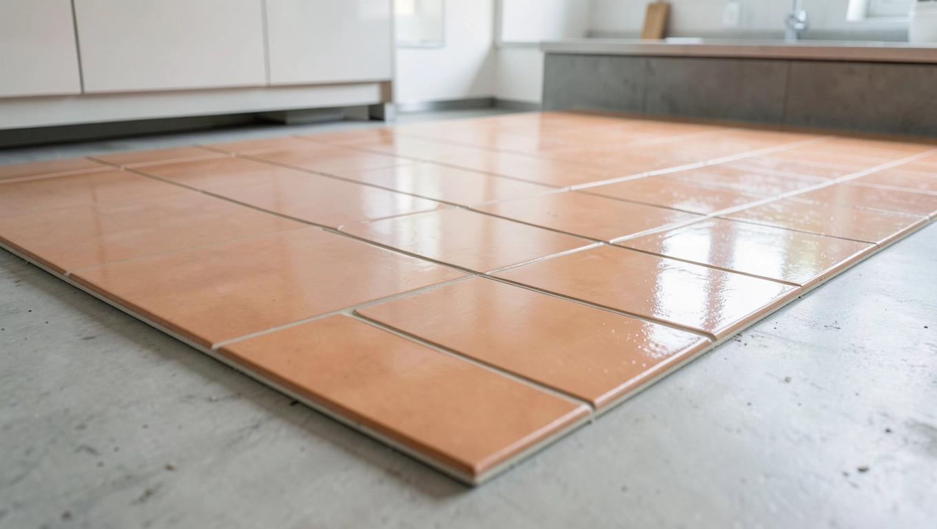 Układanie terakoty wewnątrz domu