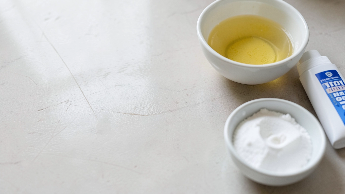 Usuwanie rys na blacie z laminatu