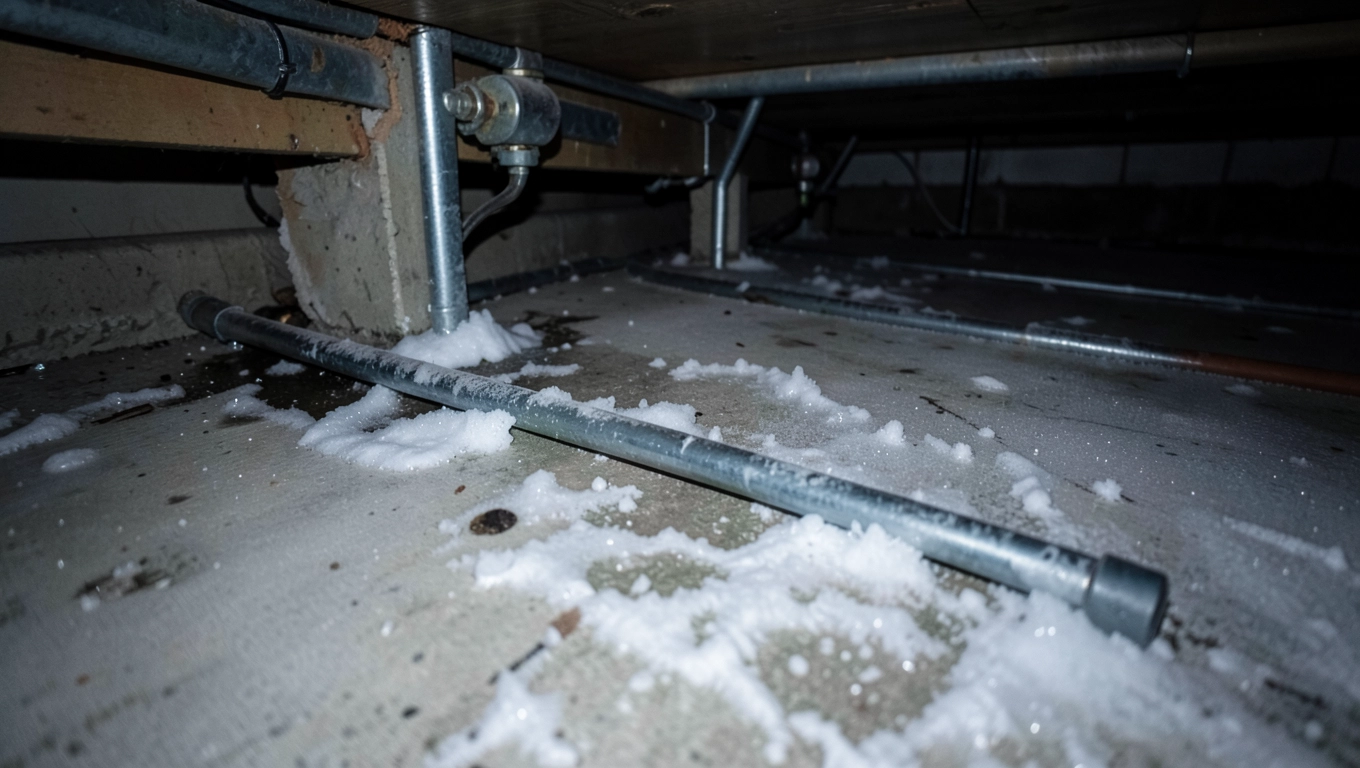 Warunki ryzyka zamarznięcia podłogówki