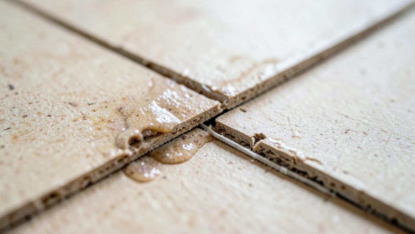 Wybrzuszenie paneli podłogowych