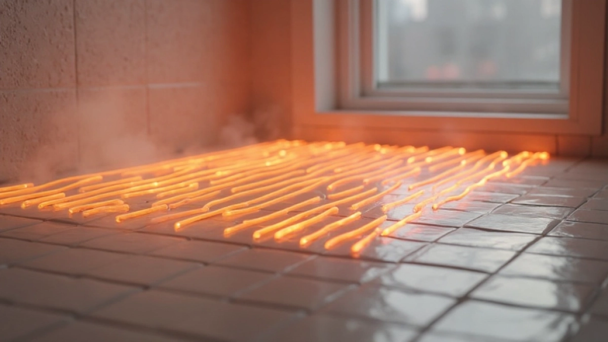 Wykładzina PCV na ogrzewanie podłogowe