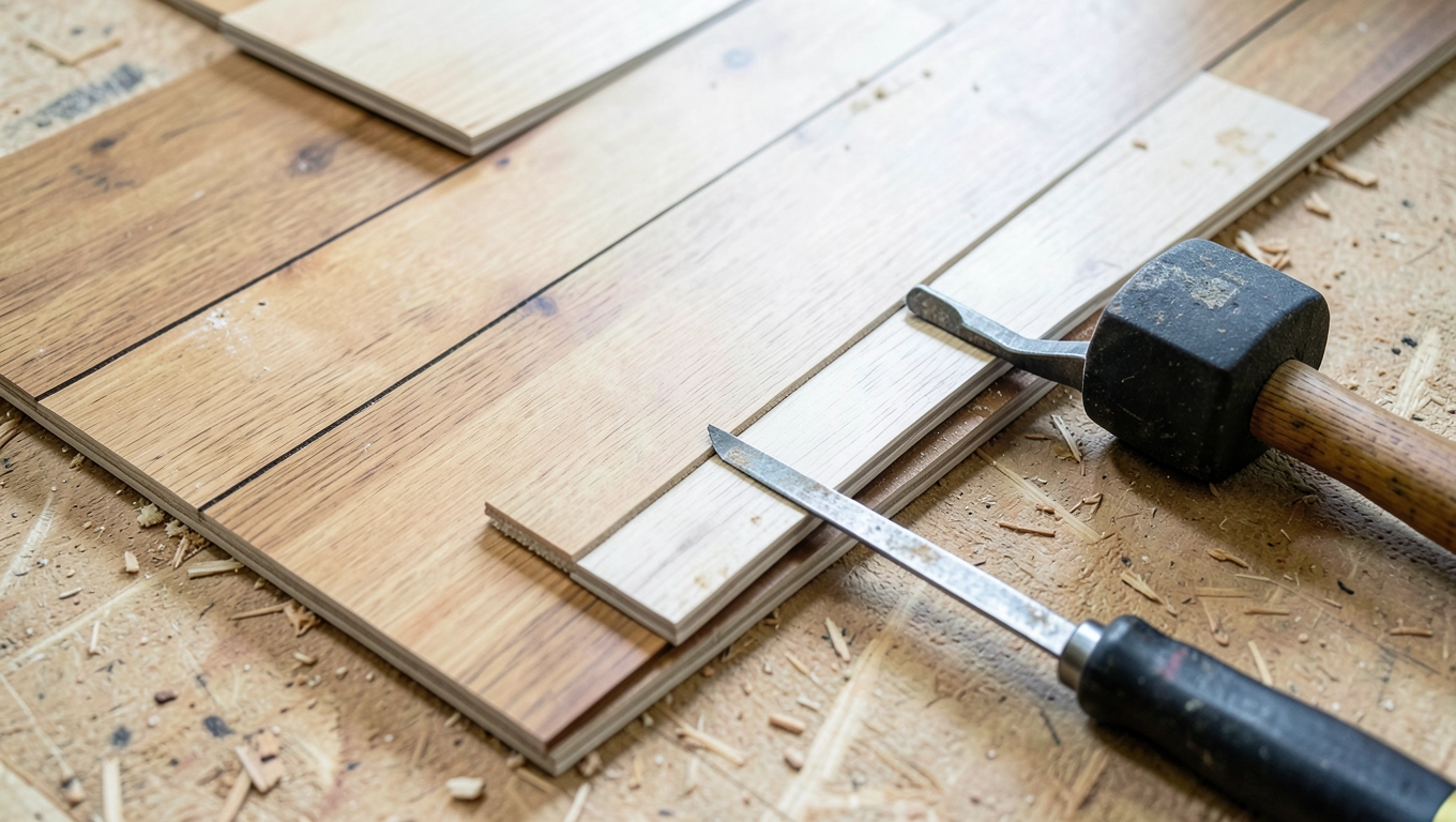 wymiana paneli podłogowych