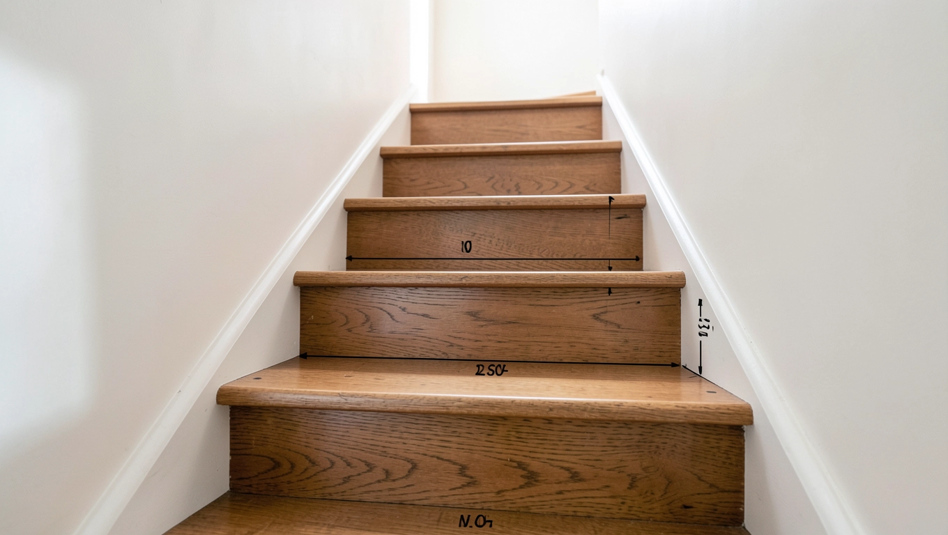 Wymiary schodów wewnętrznych