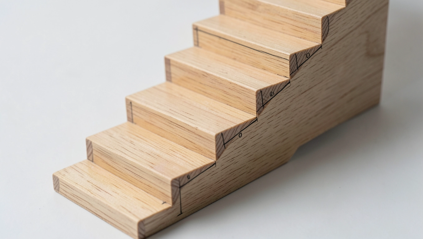 Wymiary schodów wzór