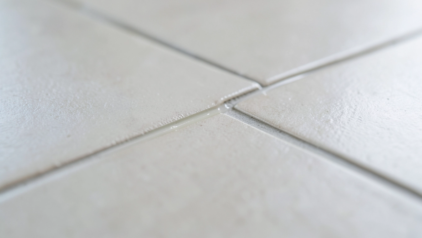 Wyrównanie fug pod wykładzinę PCV na kafelkach