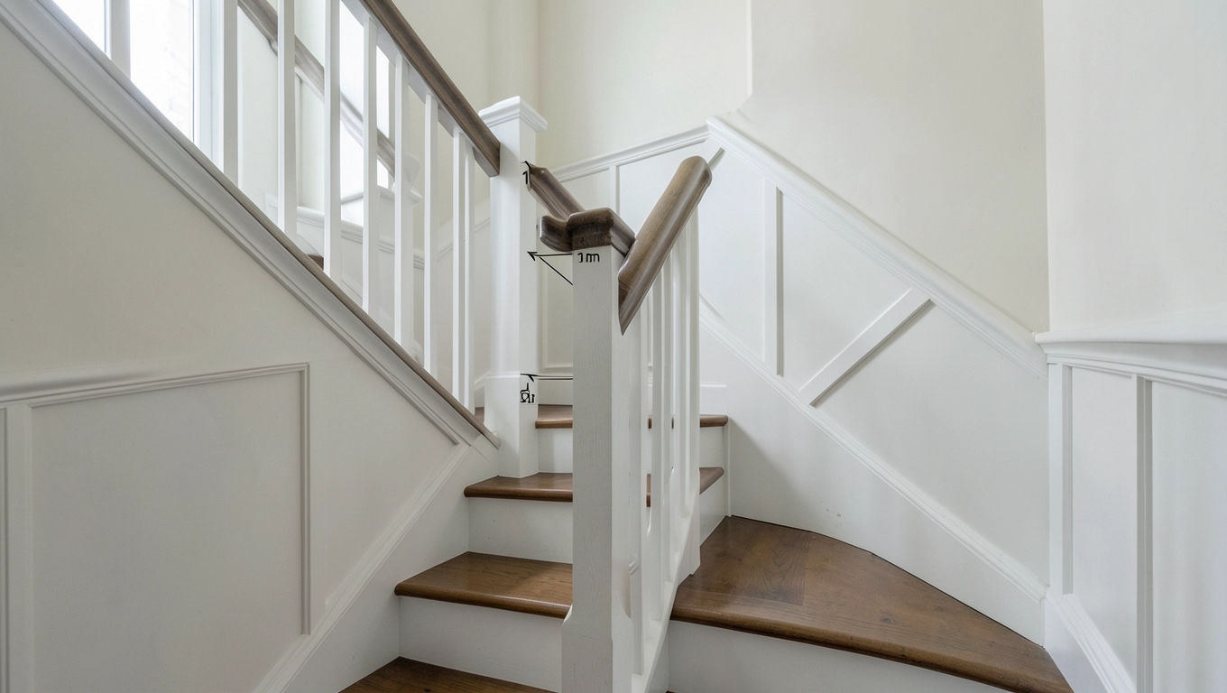 Wysokość lamperii na klatce schodowej