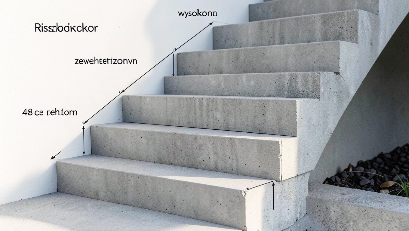 Wysokość stopnia schodów zewnętrznych