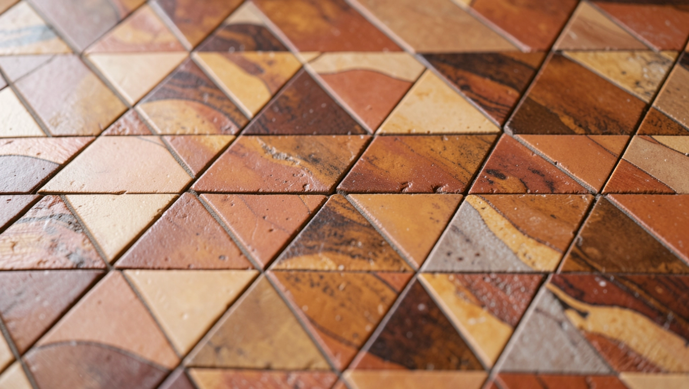 Wzory terakoty patchwork