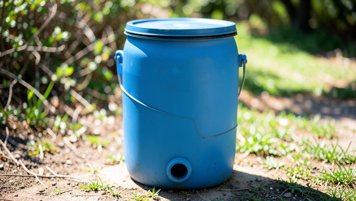 Zbiornik po żywicy na wodę