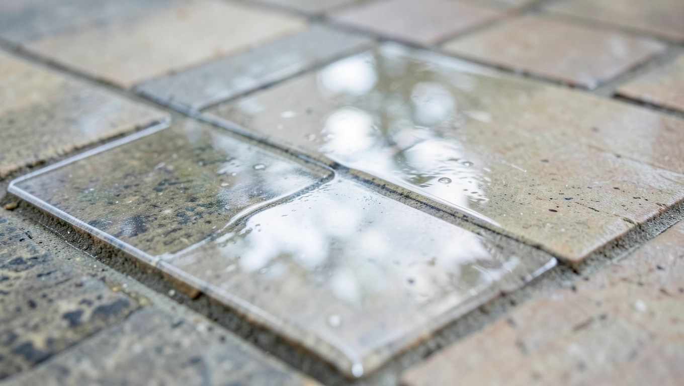 Żywica bezbarwna na płytki tarasowe