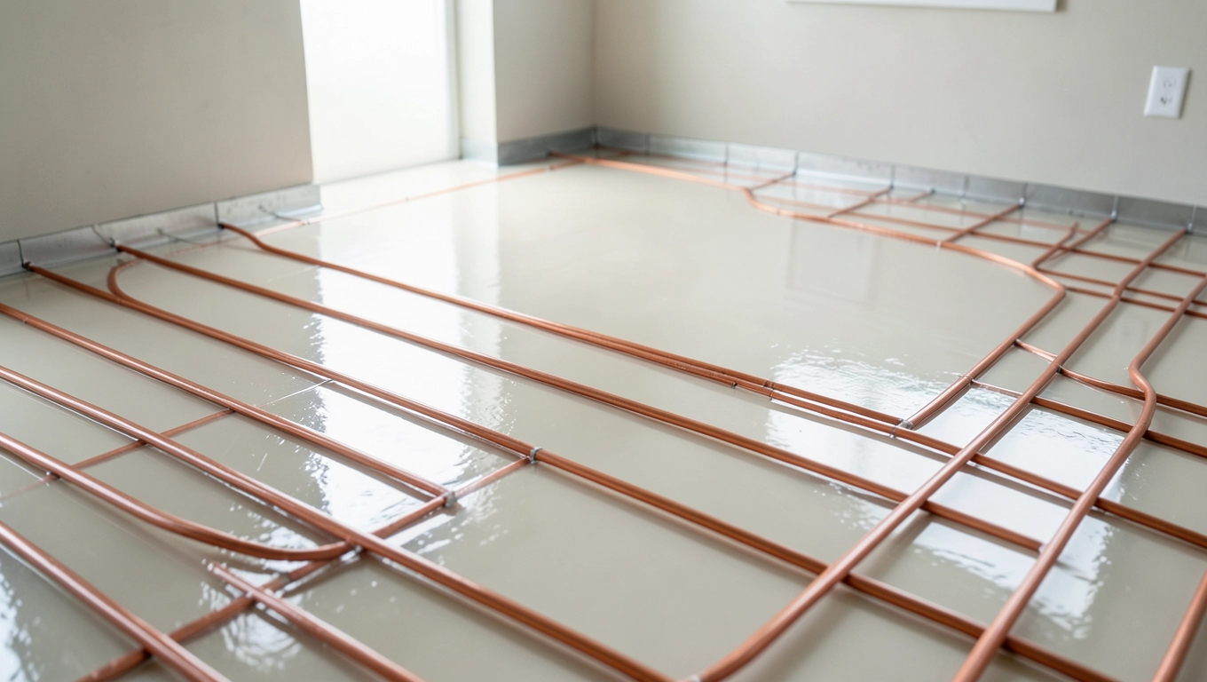 Żywica na podłogę a ogrzewanie podłogowe