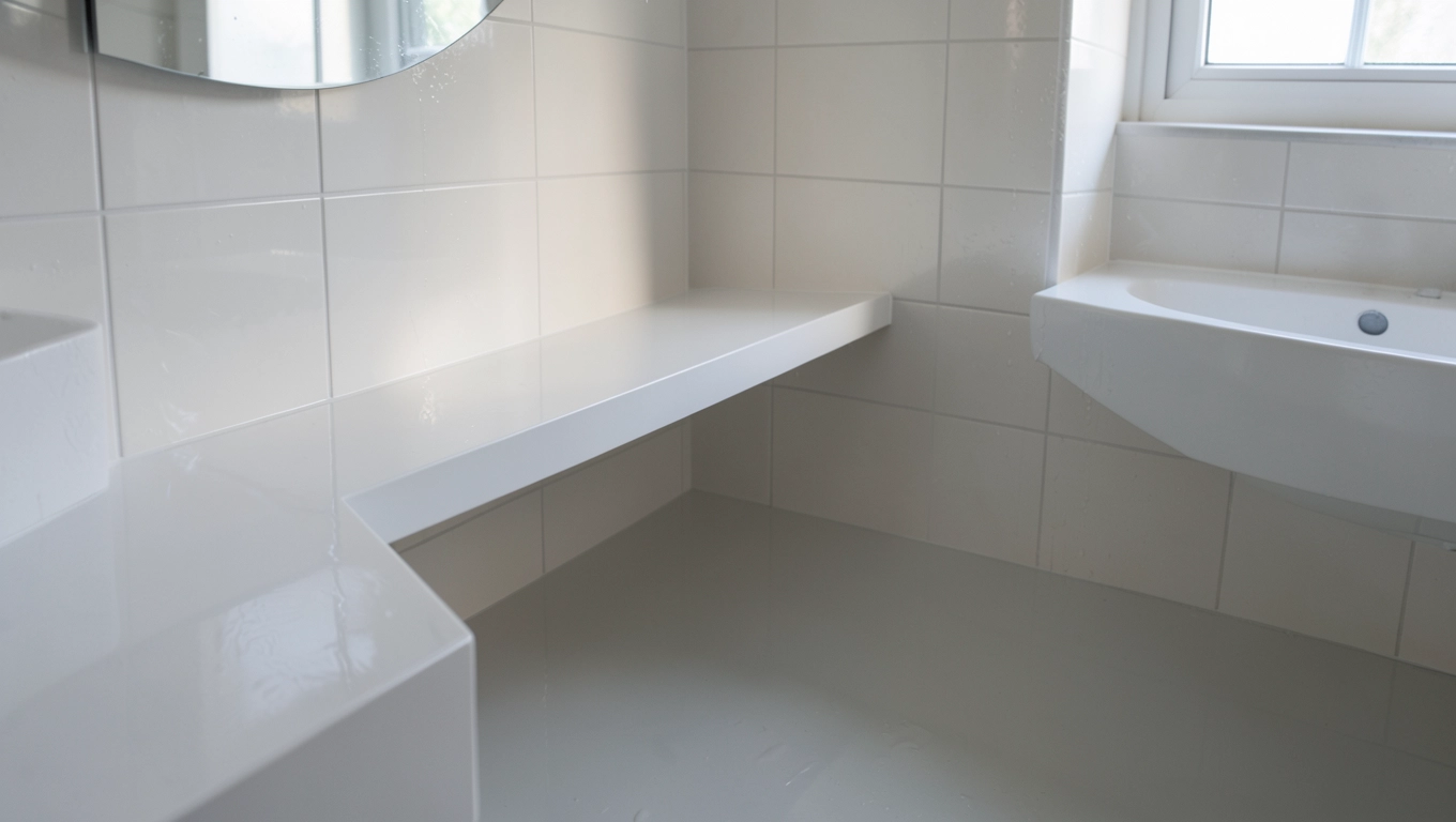 Żywicą w łazience