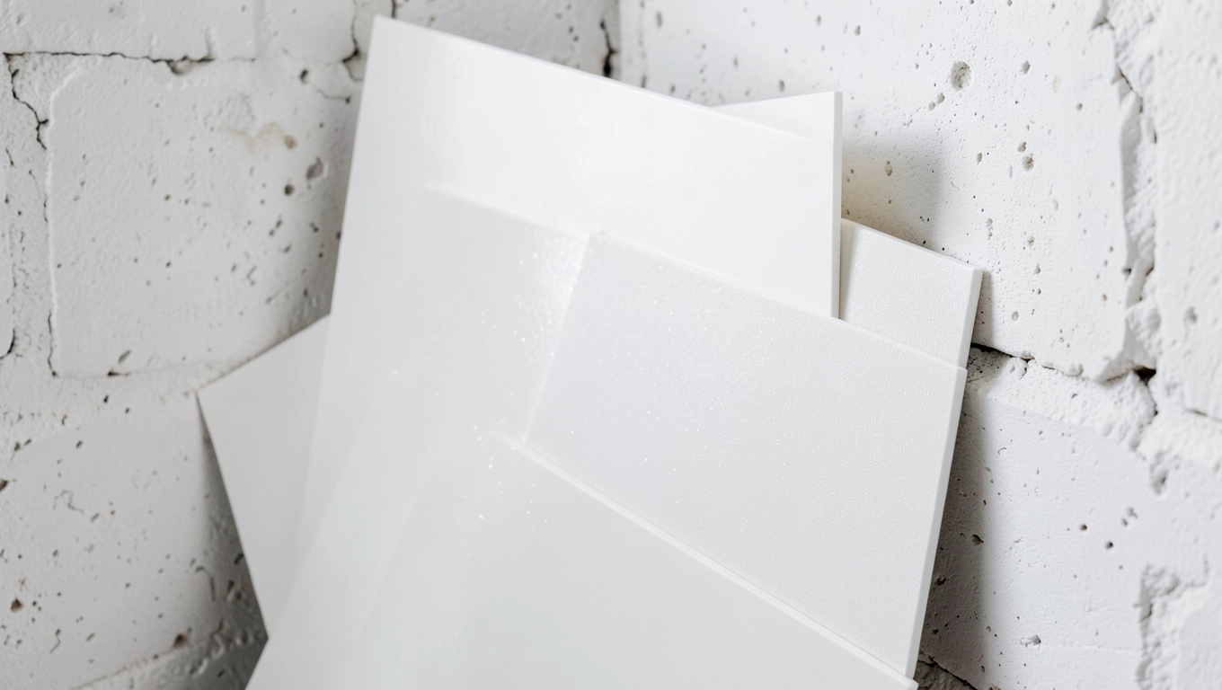 Białe laminaty Egger