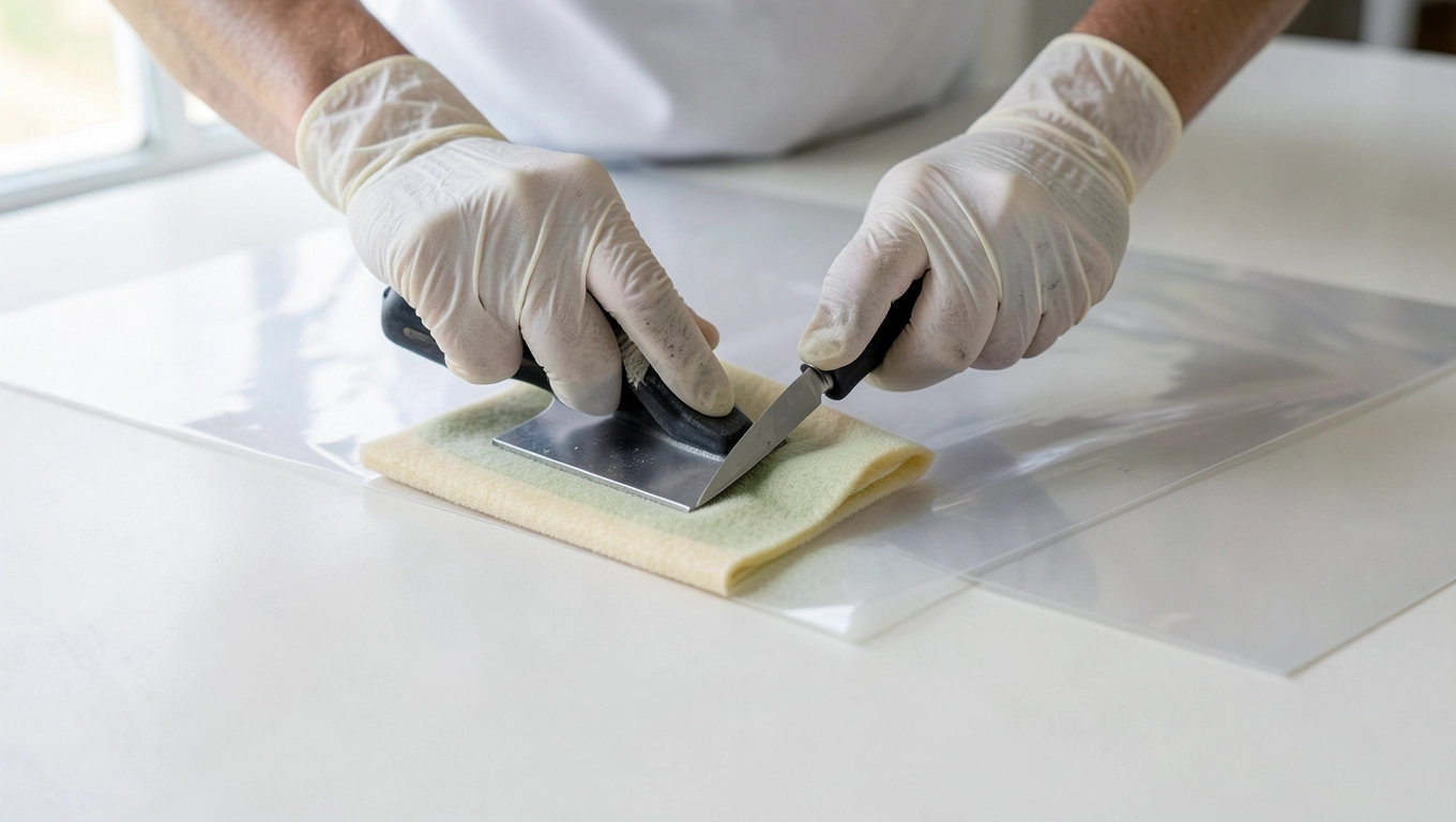 Montaż folii PVC pokrytej laminatem krok po kroku