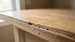 blat kuchenny uszkodzony laminat