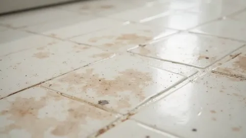 Matowe plamy na gresie szkliwionym