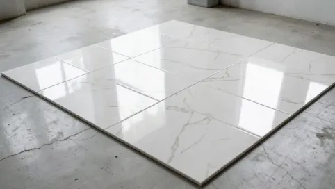 Płytki 120x60 na podłodze