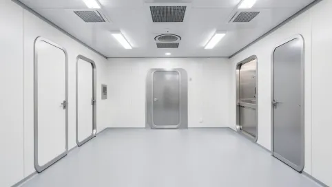 strefy czyste zakładów z laminatu