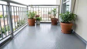 żywica na balkon