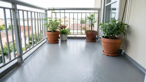 żywica na balkon
